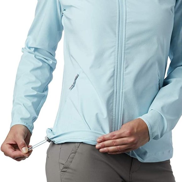 🆕Columbia Women's Heather Canyon Softshell Jacket, XS-Spring Blue Heather, NWT - Picture 5 of 5